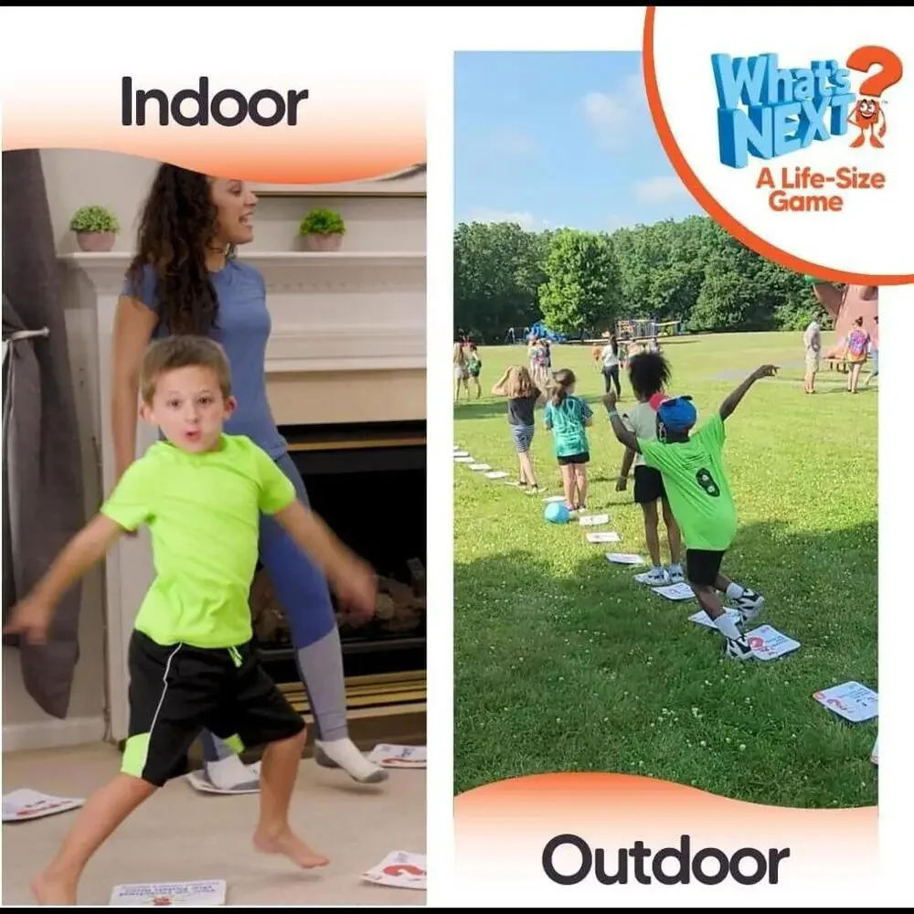 What's Next? A Life-Size Game, Jumbo Sized, Create Memories, Family Game Night